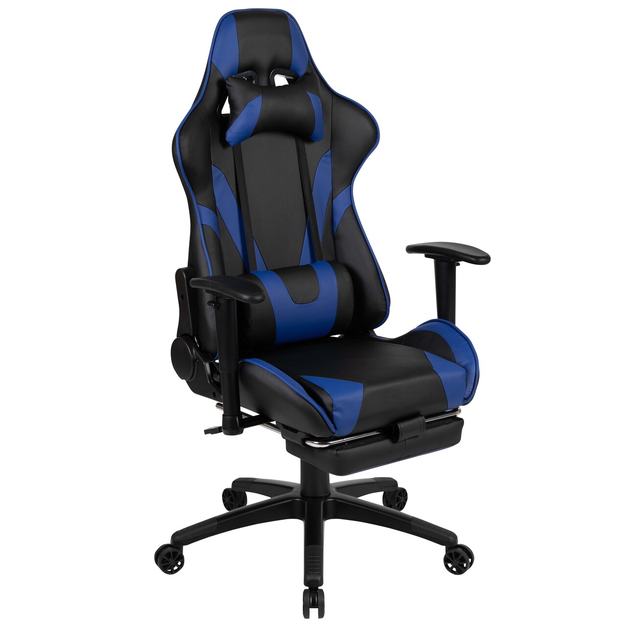 Emma and Oliver Z300 Gaming Racing Office Ergonomic PC Chair with Reclining Back and Footrest